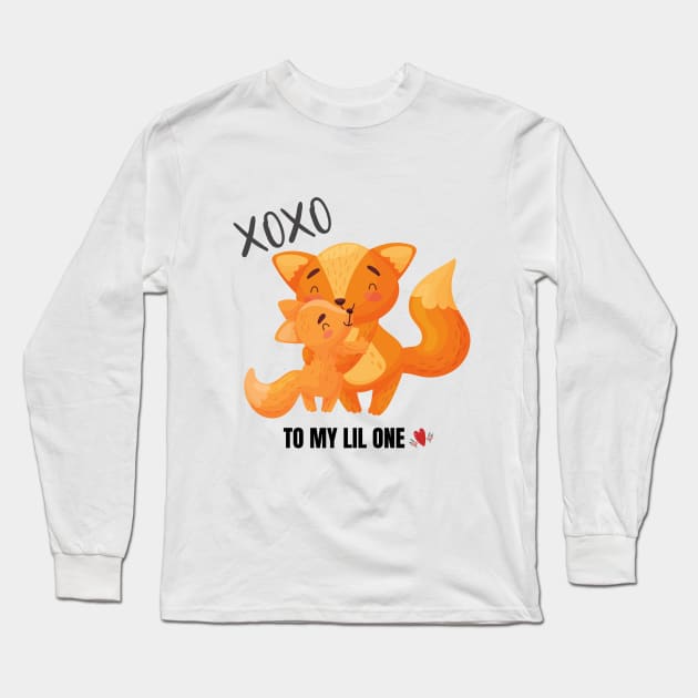 Hugs and kisses to my lil one Long Sleeve T-Shirt by TextureMerch